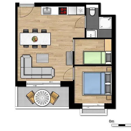 New Holiday For 2 Adults And 3 Children With Bedroom Semesterbostad *